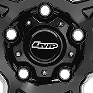 4 Wheel Parts Factory S-Series, 5 on 4.5/5 on 5 Center Cap - Gloss Black - 801832702